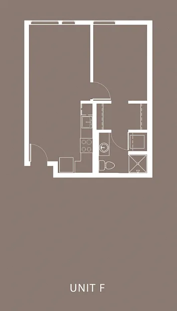 Floor plan 1 Bed C