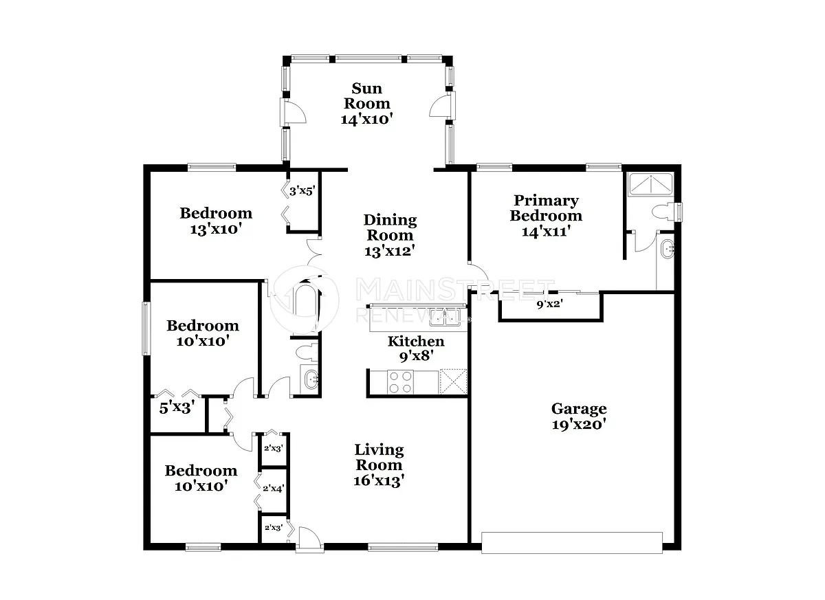 Floor Plan - 2608 Hampton Park Pl