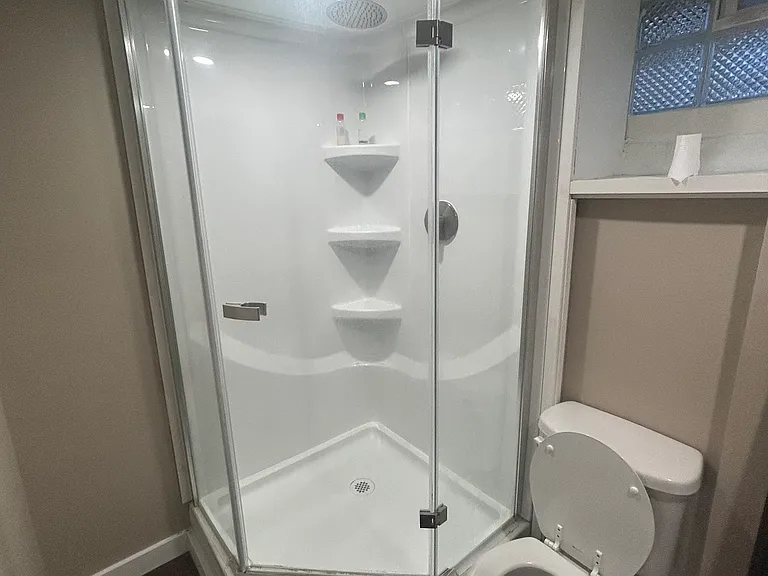 Full bathroom in the basement