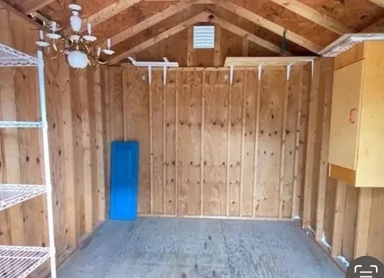 SHED IN BACK YARD