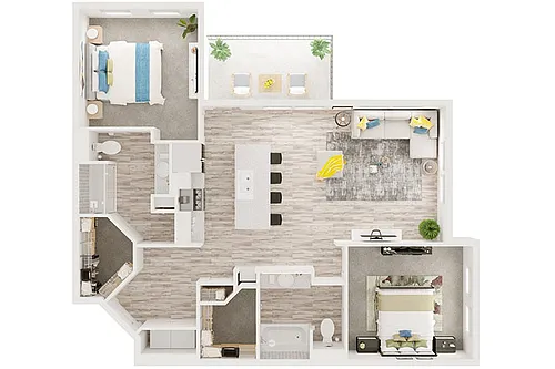Floor plan B3A