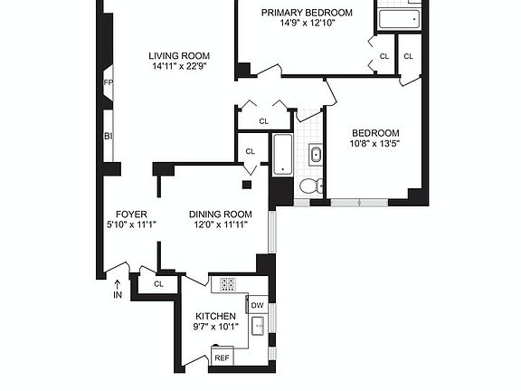 2nd image of 40 W 55th St APT 9B