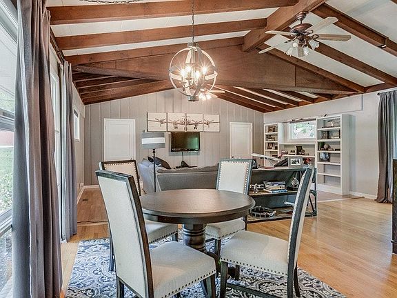 Dining room and living room- open floor plan!