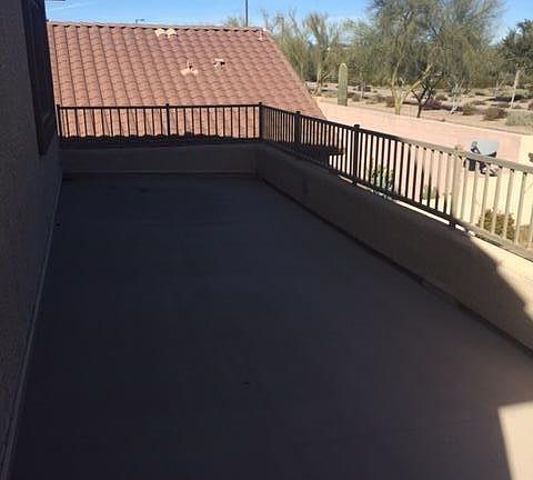 Upstair walkin deck