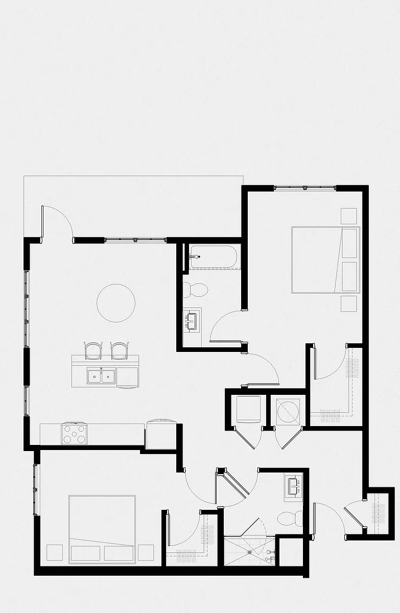 Floor plan 2C