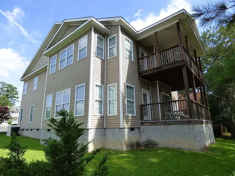 First floor unit with private deck.