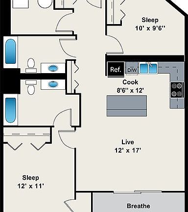 2nd image of 2014 N Milwaukee Ave APT 204