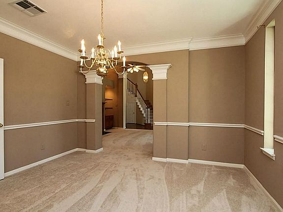 Beautiful dining space large enough to host those big family dinners.  The living and dining room flow is perfect for entertaining.