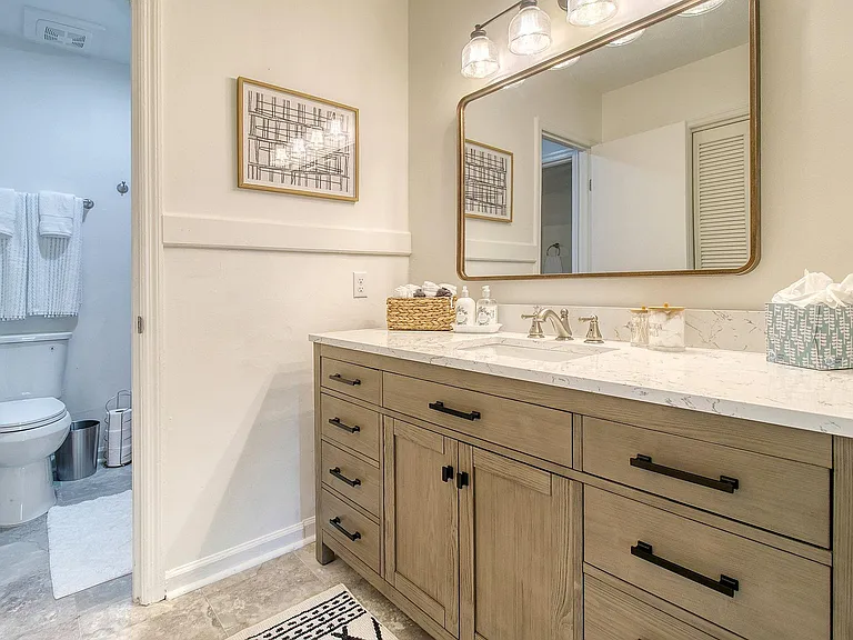 Freshly renovated with contemporary fixtures, our 1.5 baths offer convenience and style.