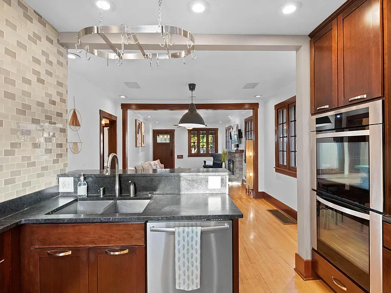 Main floor kitchen with high end appliances