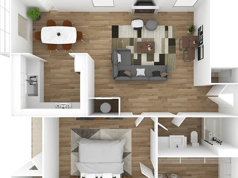 1 Bedroom | 1 Bath | 983 SF | Renovated 1 Bedroom | 1 Bath | 983 SF | Renovated