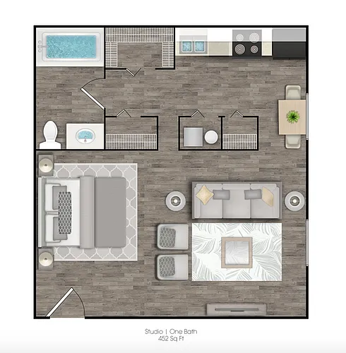 Floor plan Studio