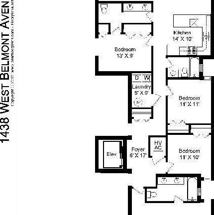 3rd image of 1438 W Belmont Ave #3E