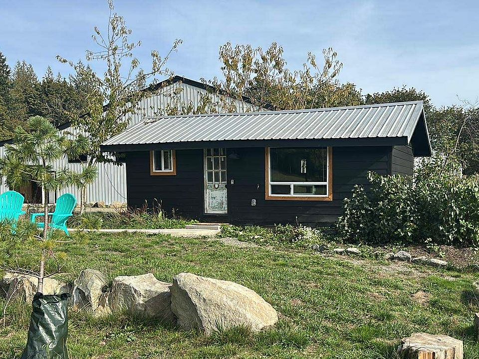 Front door of cabin