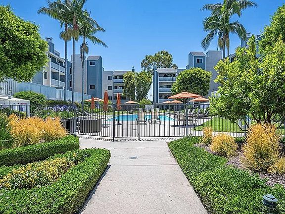 Gated community pool.