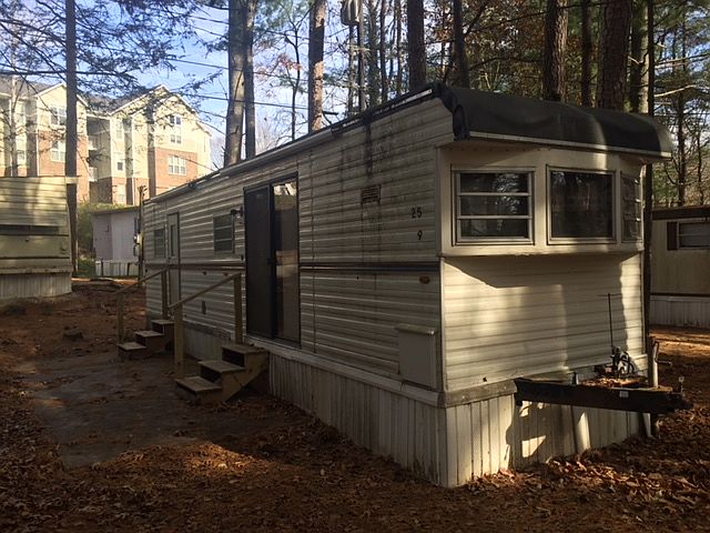 Front of home with patio