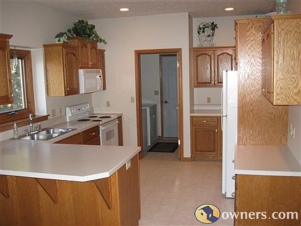 Kitchen looking toward Laundry & Garage