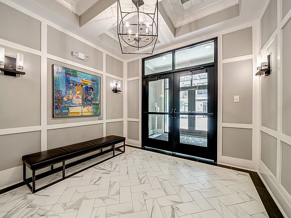 Secured foyer area inside main entrance. Access is by fob or code.