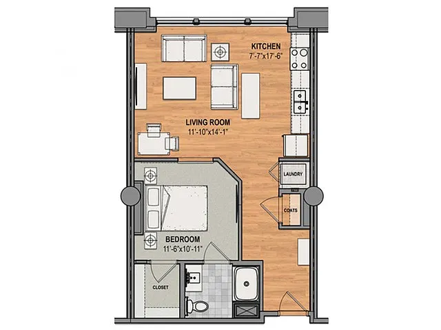 Floor plan E