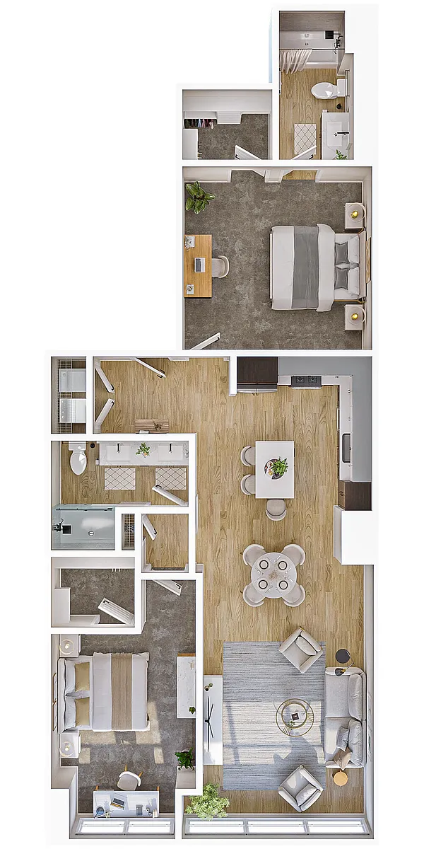 Floor plan B3
