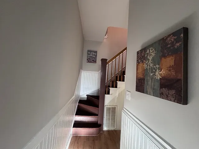 Hallway Stairs to go upstairs.