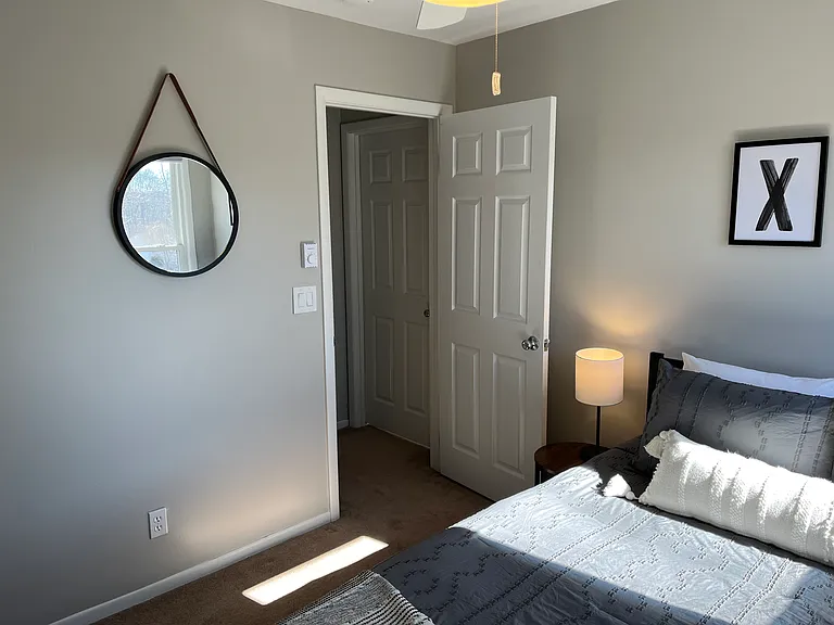 Upstairs bedroom 3 with queen bed