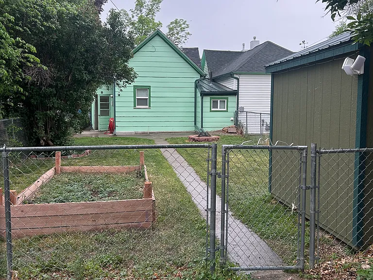 Back yard from Alley