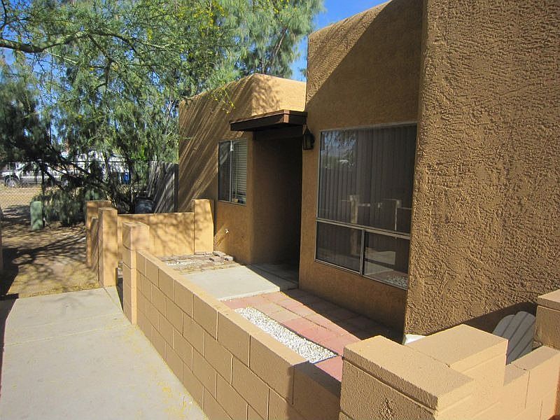 Front entry from parking lot
