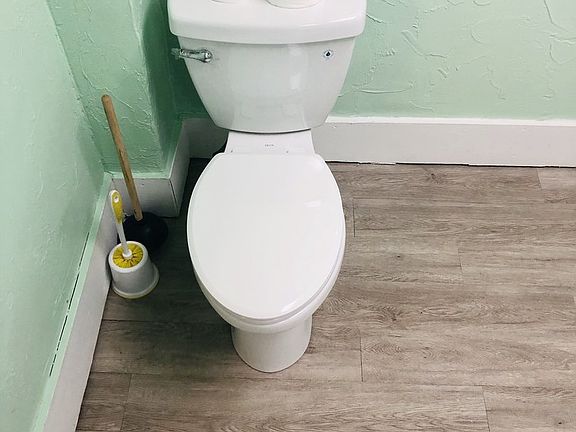 New raised toilet