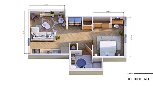 Floor plan The Bedford