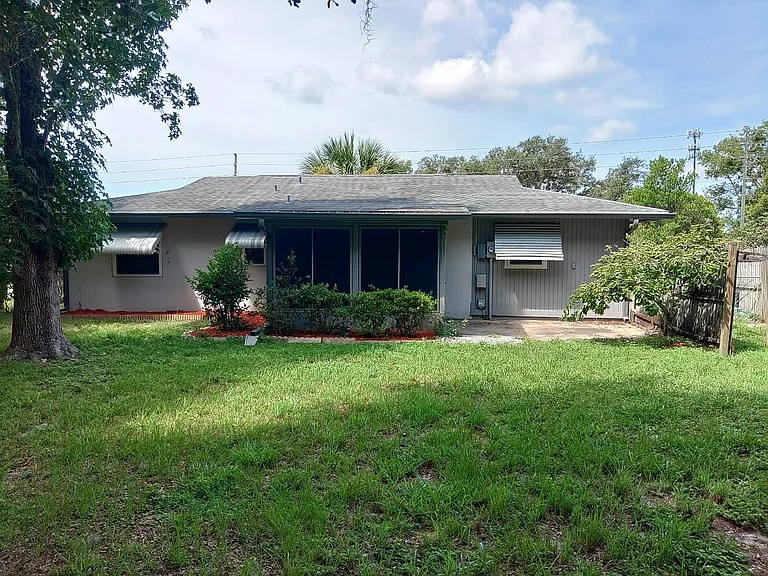 Rear of house