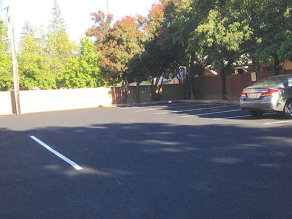 Parking reverse view.