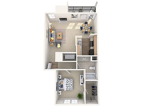 Floor plan Augusta Renovated