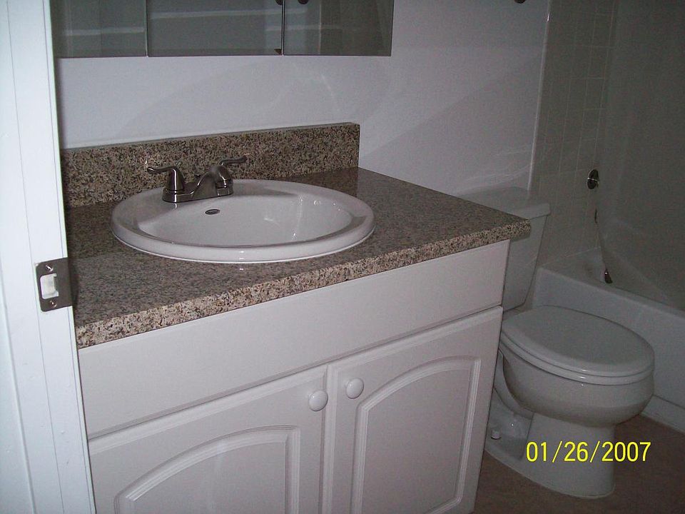 Typical bathroom may not be of available apartment