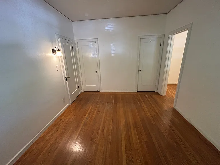 Bedroom with two closets