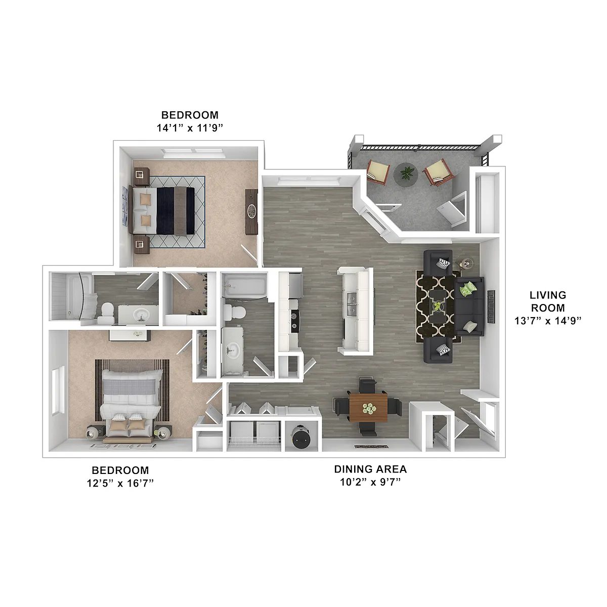 Floor plan B1