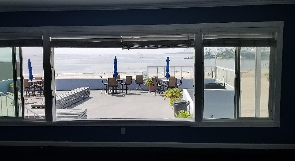 Beach Front Kitchen/Living room view