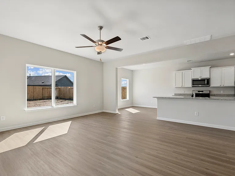 Plenty of natural light.