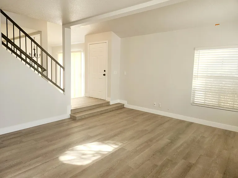 Light filled home, with large windows.