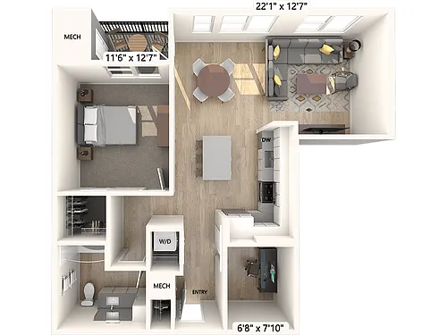 Floor plan AM20D