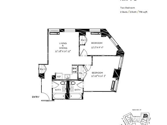 2nd image of 63 Wall St APT 1913