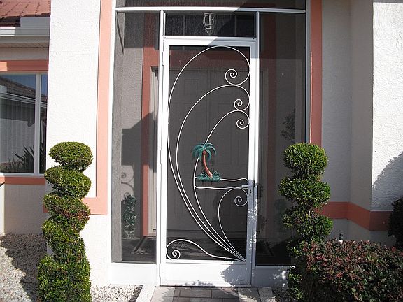 Double door entrance