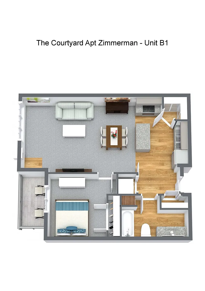 Floor plan B-1