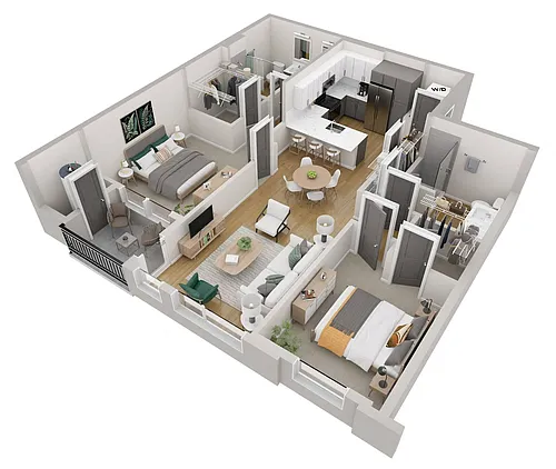 Floor plan Foothills | 2