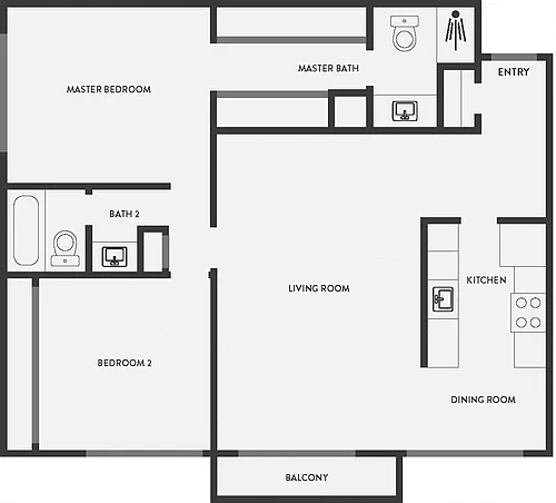 Floor plan B3b