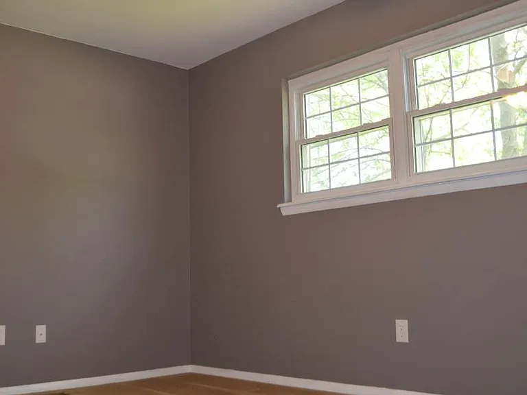 Master bedroom with walk-in closet and 1/2 bath attached