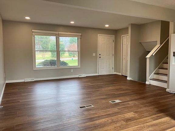 Entry and living room.