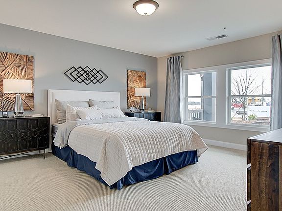 Leighton floorplan modeled at Ridgewalk Landing in Woodstock, GA.