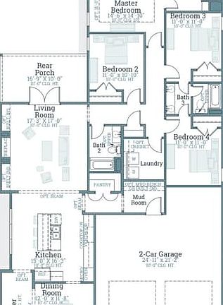 Elevation A - Floorplan