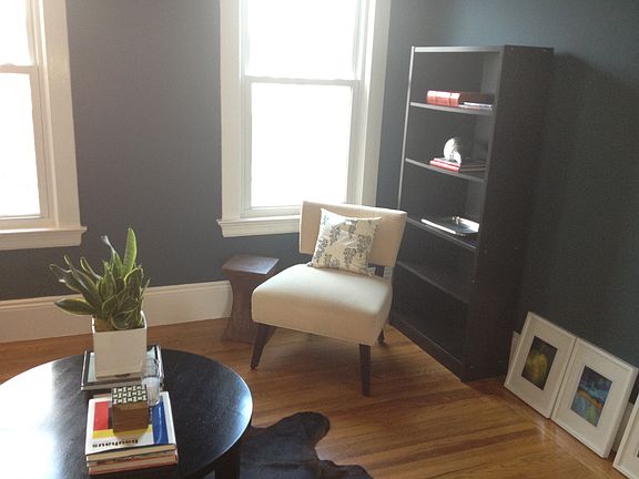 Front Living Room. NOTE: The walls are currently white. This picture shows different furnishings